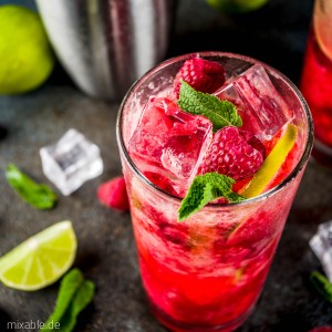 Himbeer Caipirinha