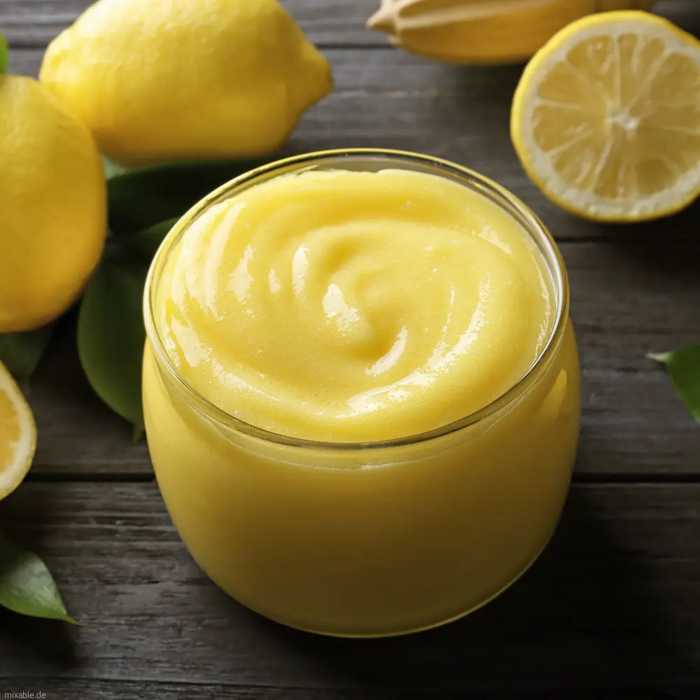 Lemon Curd in a glass