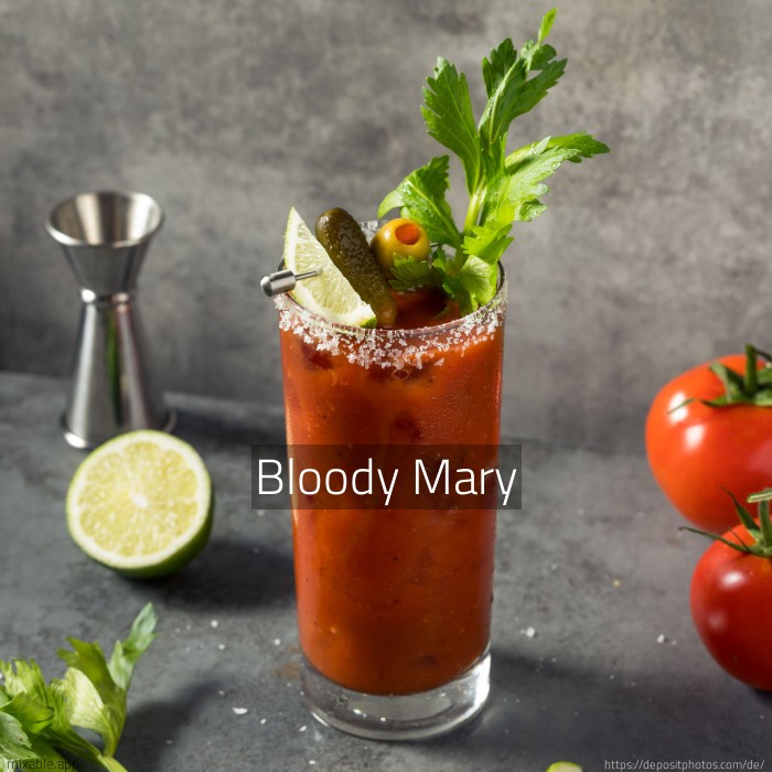 Recipe: Bloody Mary, Cocktails & Drinks | mixable.app