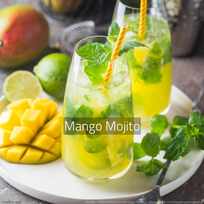 Recipe: Mango Mojito, Cocktails &amp; Drinks | mixable.app