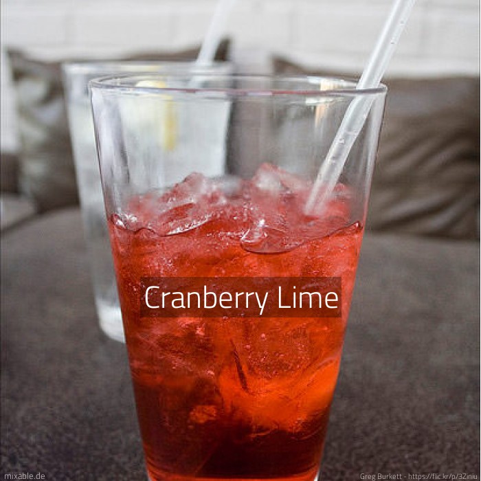 Recipe: Cranberry Lime, Cocktails & Drinks | mixable.app