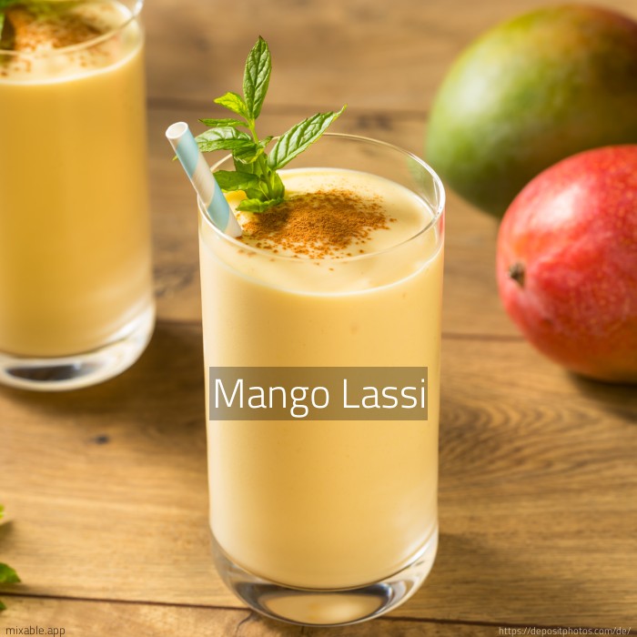 Recipe: Mango Lassi, Cocktails & Drinks | mixable.app