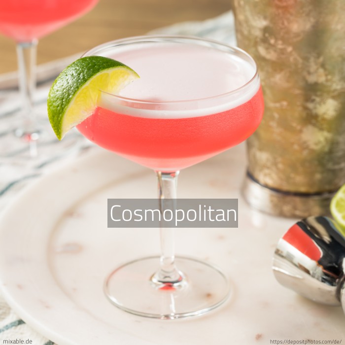 Recipe: Cosmopolitan, Cocktails & Drinks | mixable.app
