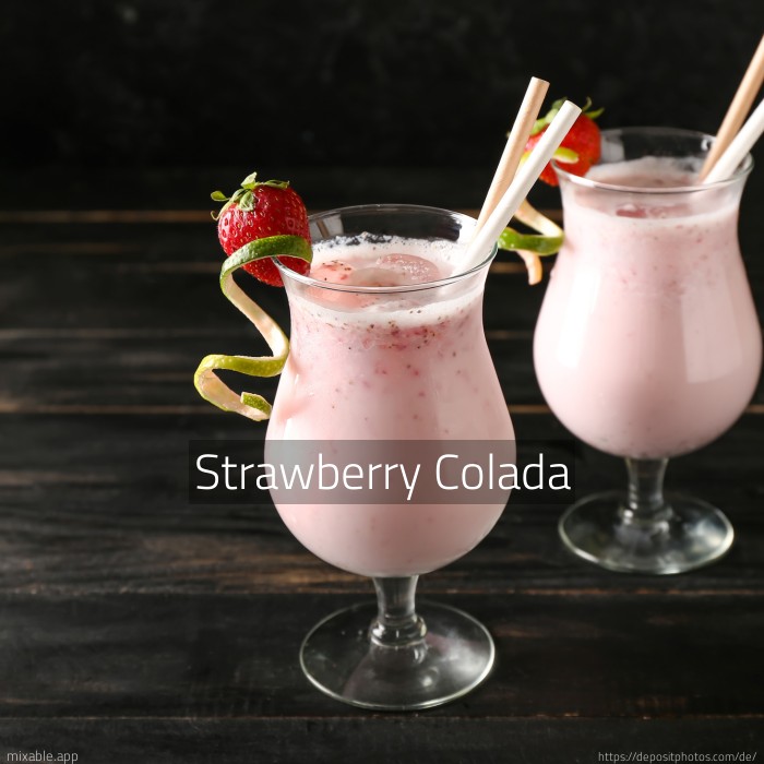 Recipe: Strawberry Colada, Cocktails & Drinks | mixable.app