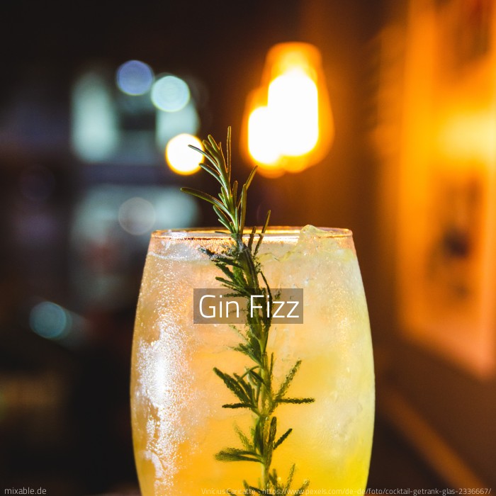 Recipe: Gin Fizz, Cocktails & Drinks | mixable.app