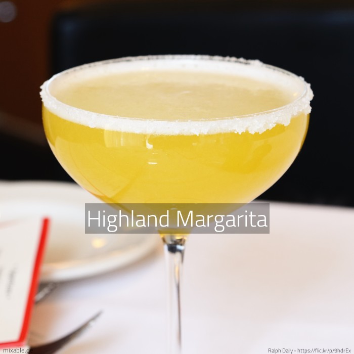 Recipe: Highland Margarita, Cocktails &amp; Drinks | mixable.app