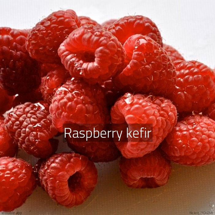 Raspberry kefir