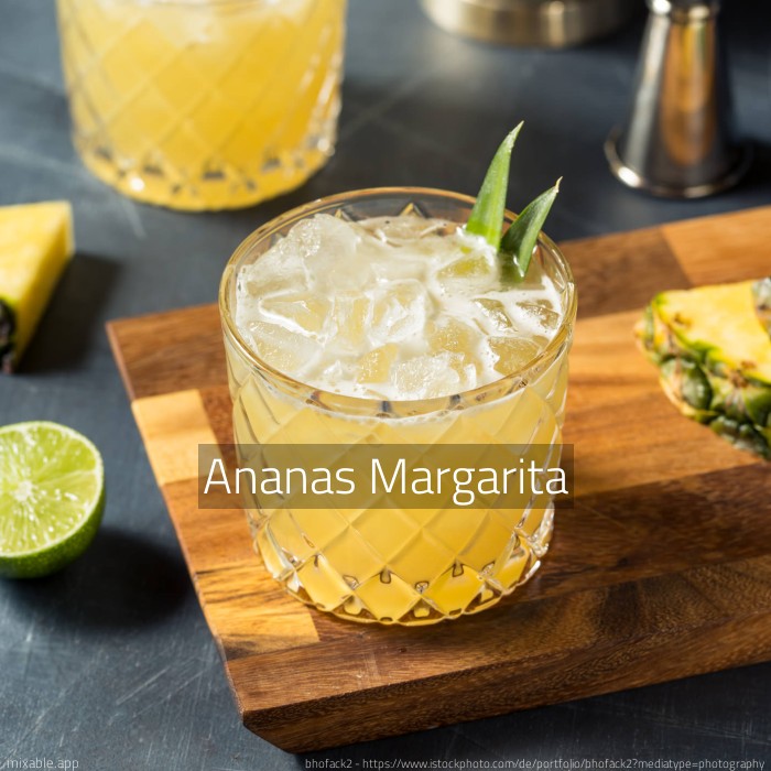 Recipe: Ananas Margarita, Cocktails & Drinks | mixable.app
