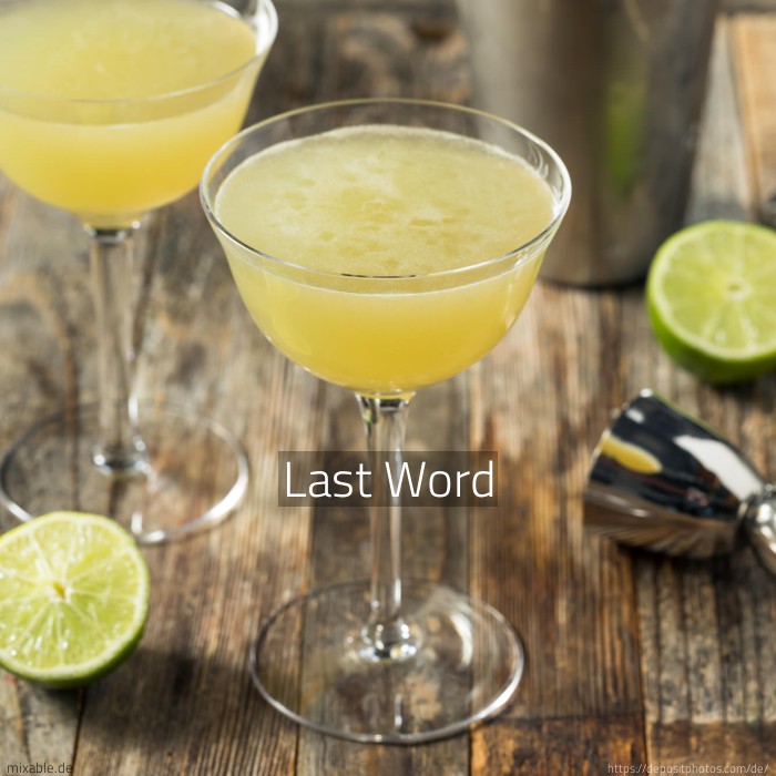 Recipe: Last Word, Cocktails & Drinks | mixable.app