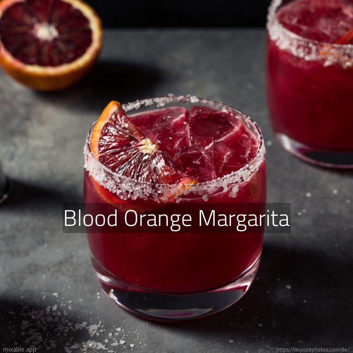 Recipe: Blood Orange Margarita, Cocktails &amp; Drinks | mixable.app