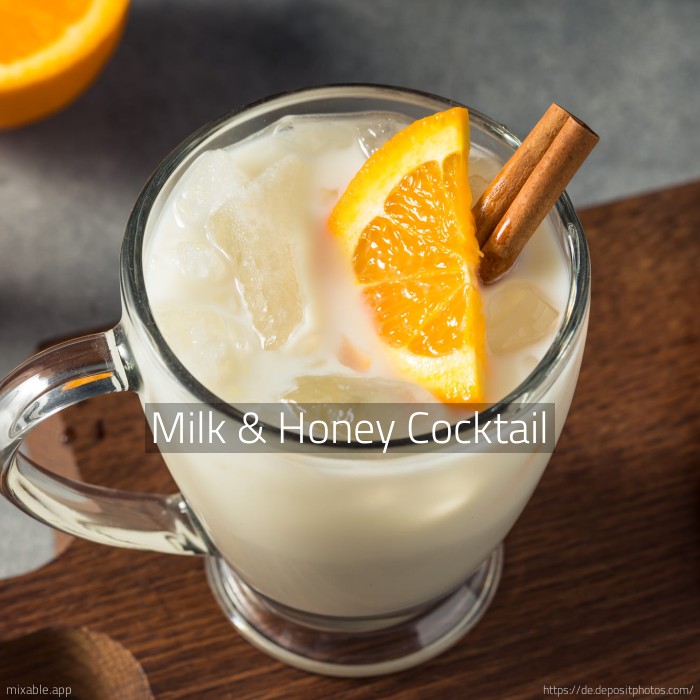Easy Milk & Honey Cocktail Recipe