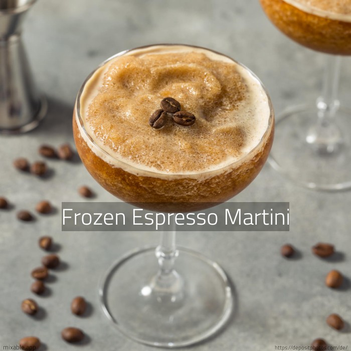 Recipe: Frozen Espresso Martini, Cocktails & Drinks | mixable.app