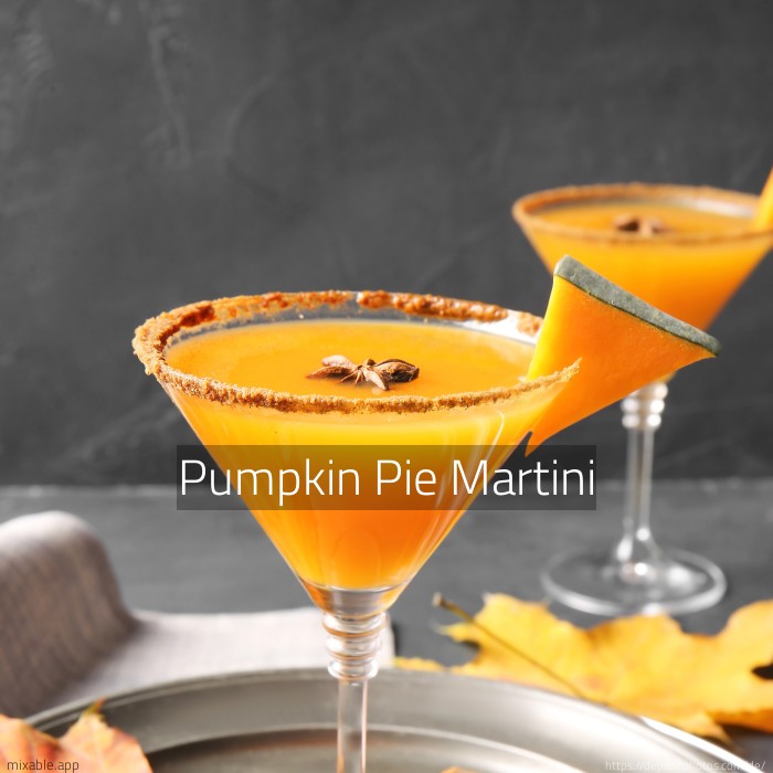 Recipe: Pumpkin Pie Martini, Cocktails & Drinks | mixable.app