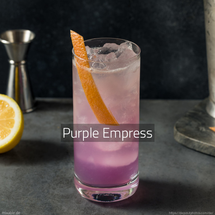 Recipe: Purple Empress, Cocktails & Drinks | mixable.app