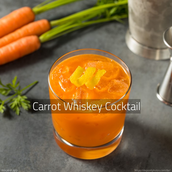 Carrot Whiskey Cocktail