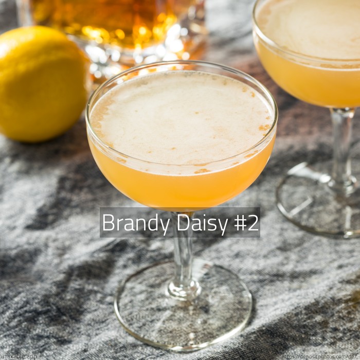 Recipe Brandy Daisy 2, Cocktails & Drinks mixable.app