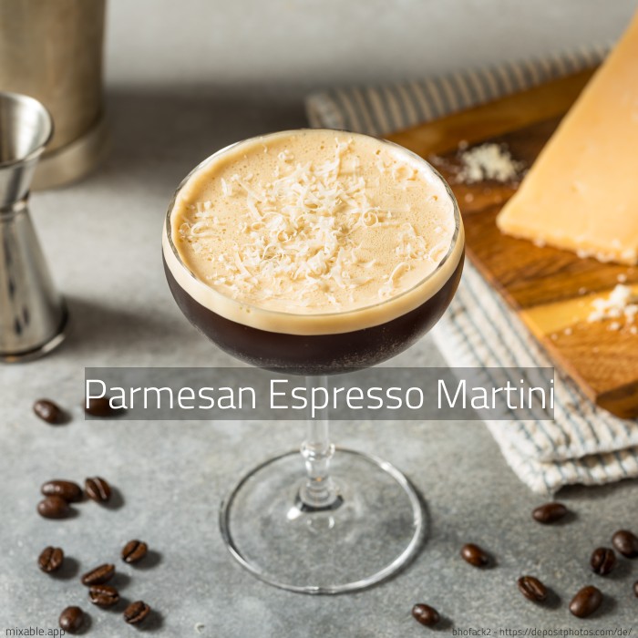Recipe: Parmesan Espresso Martini, Cocktails & Drinks | mixable.app