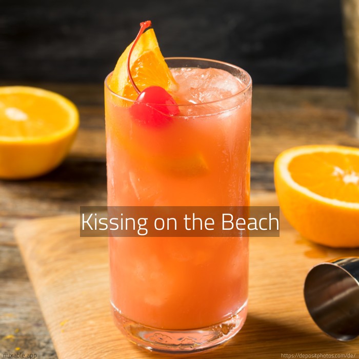 Kissing on the Beach