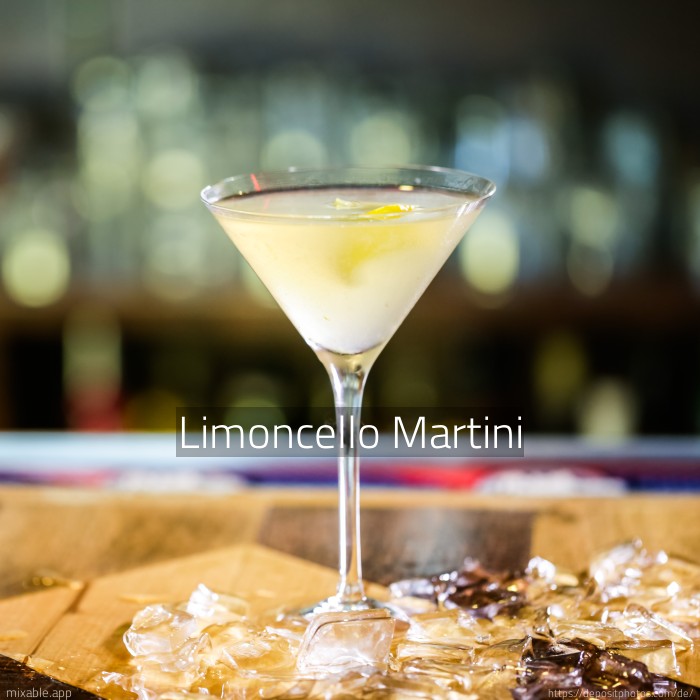 Limoncello Martini