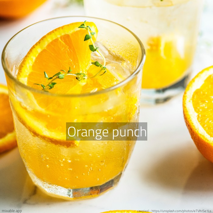 Recipe: Orange punch, Cocktails & Drinks | mixable.app
