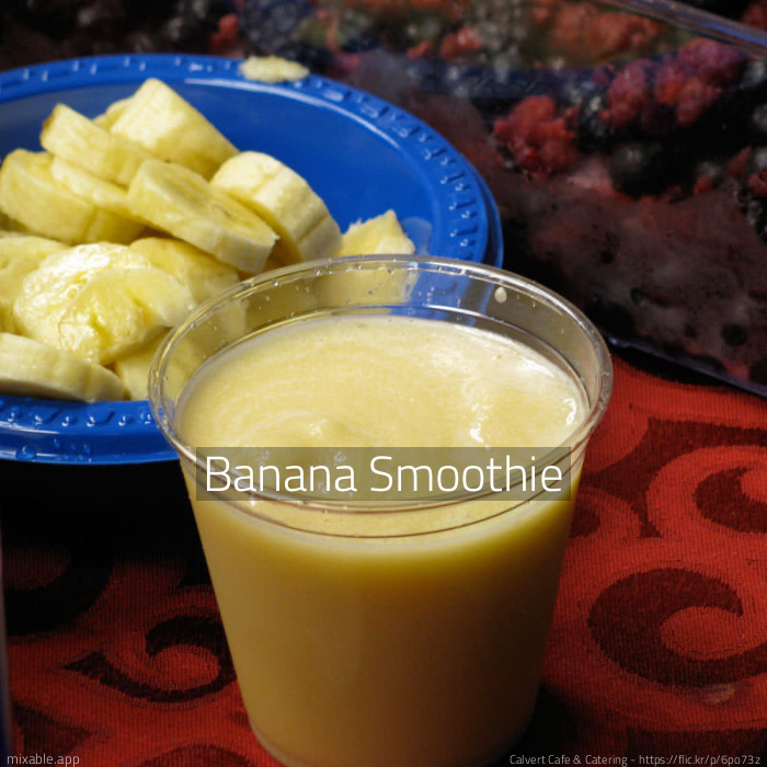 Recipe: Banana Smoothie, Cocktails & Drinks | mixable.app